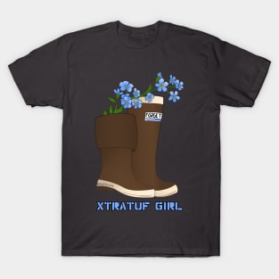 Xtratuf girl forget me not T-Shirt